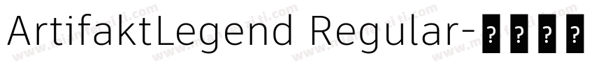 ArtifaktLegend Regular字体转换